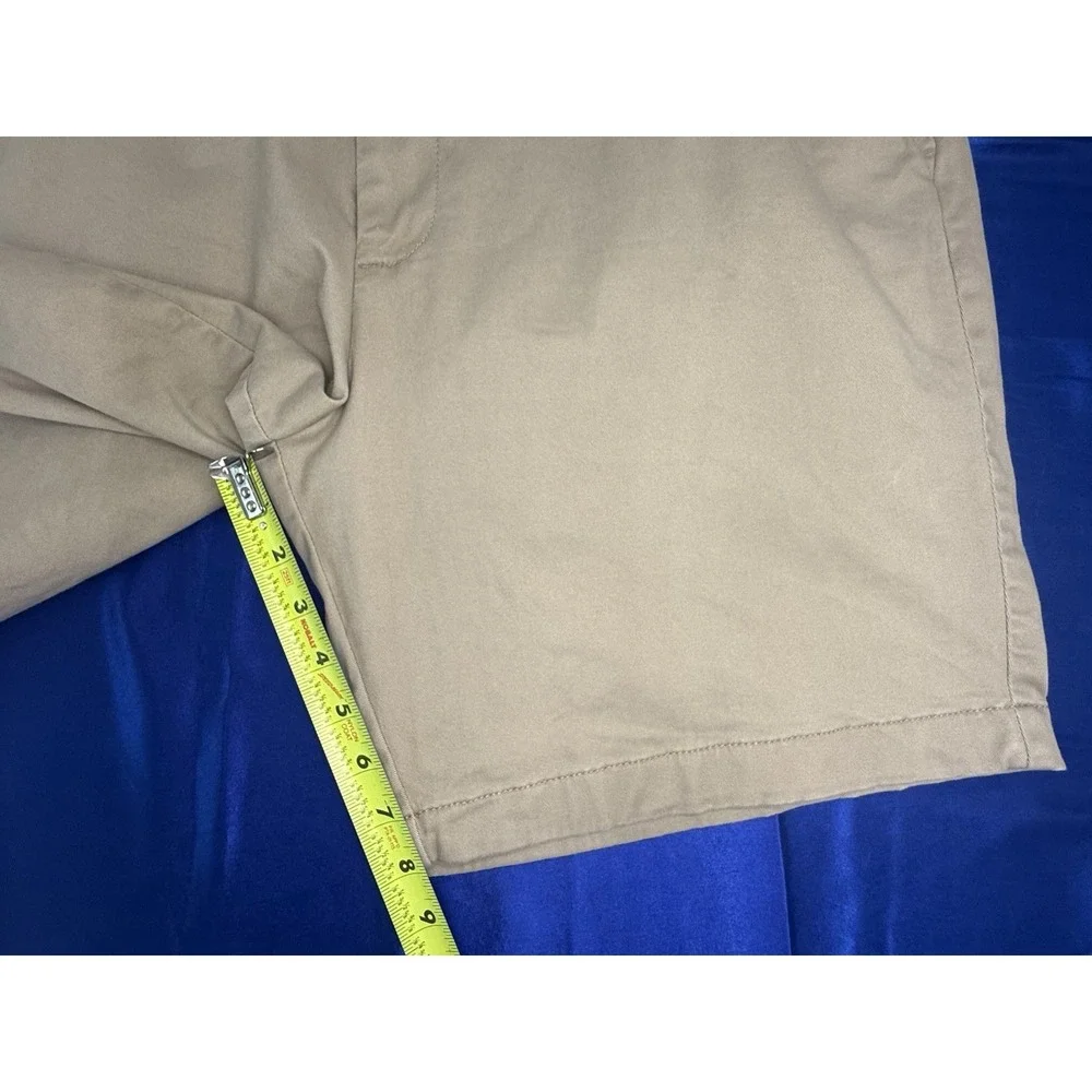 Nautica Flex Men's 40 Classic Fit Shorts Chino 40 Khaki Tan - 8